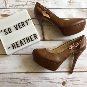 Guess Brown Platform Stilettos 9M